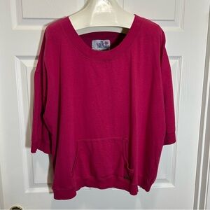 Avenue Fuchsia The Slouchy Sweatshirt